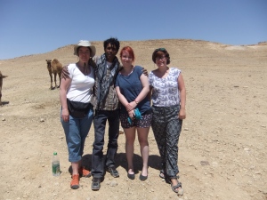 Der Beduine dem die Kamele die wir ritten gehörten und wir